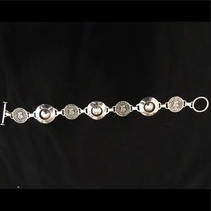 Sterling Silver Mayan Bracelet